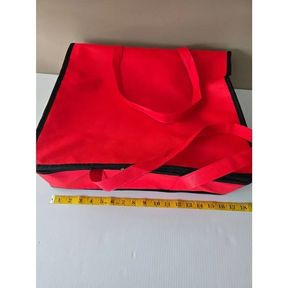 Insulated Tote Red New